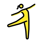 Woman Dancing SVG Icon